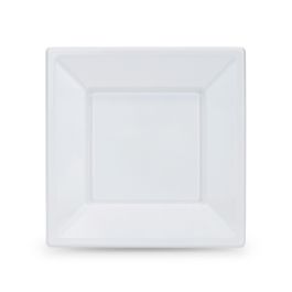 Algon Set de 6 Platos Cuadrados de Plástico Ecológico, 18 cm (36 Unidades)