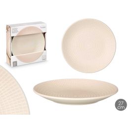 Plato Llano 27 Cm Grabado Beige Vessia (12 Unidades) Plato Llano 27 Cm Grabado Beige Vessia (12 Unidades)