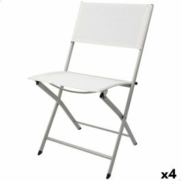 Silla Plegable Aktive Blanco 46 x 81 x 55 cm (4 Unidades) Precio: 110.49999994. SKU: B1EMAMA639