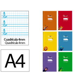 Liderpapel Libreta Pautada Tapa Cartoncillo A4 32h 75gr Cuadriculado Con Margen 6 Colores Precio: 20.59000009. SKU: B1GPKFESJ4