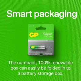 GP GP Super Alkaline AA-battery, 15A/LR6, 4-pack GP GP Super Alkaline AA-battery, 15A/LR6, 4-pack