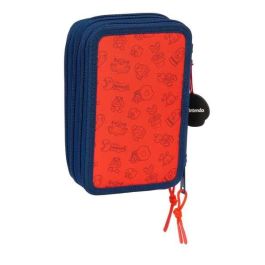 Plumier Escolar Safta Triple 37 Piezas Super Mario Trick 195x125x55 mm Plumier Escolar Safta Triple 37 Piezas Super Mario Trick 195x125x55 mm