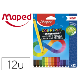 Maped Color'Peps Infinity Lápices de Colores Estuche 12 Ud - Duran 10 Veces Más, Se Afilan Solos Precio: 2.50000036. SKU: B18LE8W58X