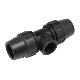 Aqua Control Conexión T Rosca Hembra 32mm (1") Polietileno Anti-UV