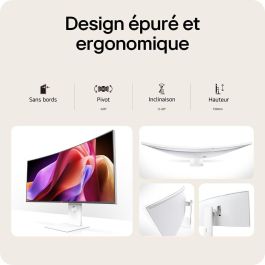 LG 40U990A-W Monitor Curvo 40 Pulgadas 5K2K Nano IPS 120Hz HDR600