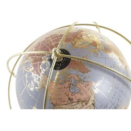 Globo Terraqueo Glam DKD Home Decor Dorado 20 x 27 x 20 cm (4 Unidades)