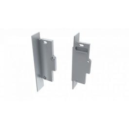 Tapón Final Perfíl Tipo TIANO Empotrado Aluminio Blanco Izquierda Con Agujero