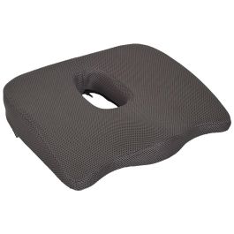 Sensly Cojín Corrección Postura Coxis, Ideal para Enderezar Espalda, con Memoria, Antideslizante, Lavable, 42x37x9 cm