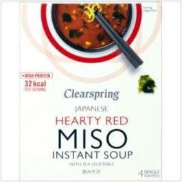 CLEARSPRING Sopa De Miso Picante Instantanea Con Algas 4Sbrs. Precio: 8.69. SKU: B16AHHJBFP