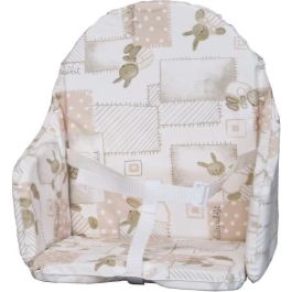 Bambisol Cojín de Silla Infantil con Correas para Trona, Acolchado de Espuma de Poliuretano, Diseño Conejo Beige, Revestimiento Impermeable Precio: 31.99000057. SKU: B16CGKS2HM