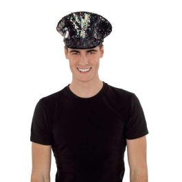 My Other Me Gorra de Policía Multicolor para Adultos, Talla 58, 100% Poliéster