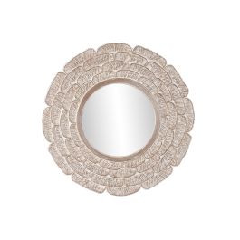 Espejo de pared DKD Home Decor Blanco Natural Indio Decapé 90 x 1,5 x 90 cm (90 Piezas) Precio: 155.50000037. SKU: S3043145