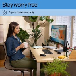 HP P34hc G4 Monitor Curvo WQHD USB-C Pantalla Ultrawide para Experiencia Visual Inmersiva y Productividad