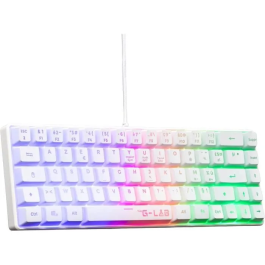 The G-Lab KEYZ-HYDROD-W/FR Teclado para juegos 60% membrana blanca Precio: 40.88999948. SKU: B1ASTVHVPC