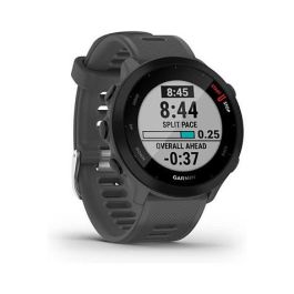 Garmin Forerunner 55 Reloj Inteligente GPS con Pantalla Táctil MIP, Resistente al Agua, Monitor de Frecuencia Cardíaca, Gris - 42 mm, 37 g