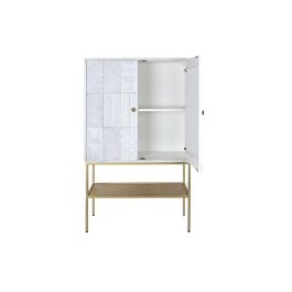 Aparador DKD Home Decor Dorado Metal Blanco Madera de mango (91 x 44 x 152 cm)