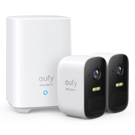 Eufy eufyCam 2C Cámara Vigilancia WiFi Exterior 180 Días Batería HD 1080p Conjunto 2 Cámaras Precio: 195.69000033. SKU: B1KL27CE2Z