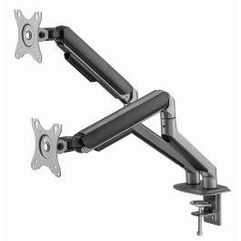 Gembird MA-DA2-05 Soporte de Escritorio para Monitor con Brazos Dobles, 32" (2-9 kg), Gris, Resortes Gas, VESA 75/100mm Gembird MA-DA2-05 Soporte de Escritorio para Monitor con Brazos Dobles, 32" (2-9 kg), Gris, Resortes Gas, VESA 75/100mm