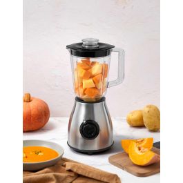 Batidora de vaso Argon 350W 1.5L acero inoxidable, 20x39x17 cm (6 Unidades)