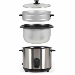 LIVOO DOC293 Olla Arrocera y Vaporera de Acero Inoxidable 2.8L 1000W con Función Mantener Caliente