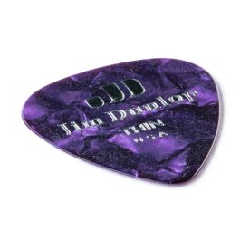 Dunlop Pack 12 Púas Guitarra Genuine Celluloid Classic Turquoise Thin