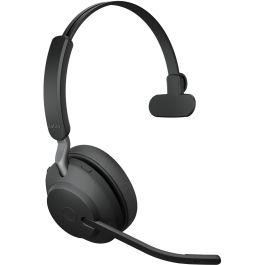 Jabra Evolve2 65 Mono UC + Link 380c Auriculares Inalámbricos Negro