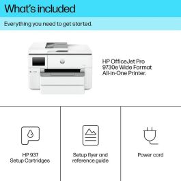 HP 9730e OfficeJet Pro Impresora Multifunción A3 Gran Formato Color Inkjet Profesional + Instant Ink + HP+