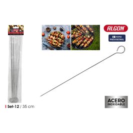 Set de 12 pinchos para barbacoa de metal Algon BBQ, 35 cm (24 Unidades) Precio: 45.59000006. SKU: B1GDX2T525