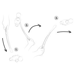 Hunter Juguete para Perros Flingerz Funki Honeybee con Lanzador Incluido, Resistente Nylon Balístico, Chirriador y Recogida sin Mancharse.