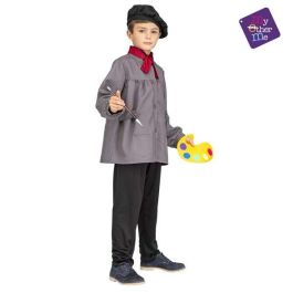 Disfraz infantil pintor boina, corbatín, blusón, pantalones, paleta colores y pincel talla 5-6 y Disfraz infantil pintor boina, corbatín, blusón, pantalones, paleta colores y pincel talla 5-6 y