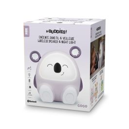 Bigben Kids Wireless Bt Speaker With Night Light Koala Shape Purple Btkidskoala