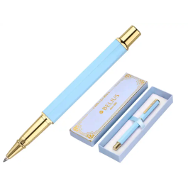 Belius Macaron Bliss Boligrafo Forma Hexagonal Celeste y Dorado Tinta Azul Punta 0.8 mm Precio: 9.5900002. SKU: B136PVSR3A