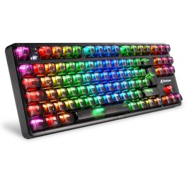 SHARKOON Gaming Tastatur Crystal Shark negro DE