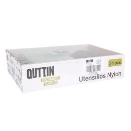 Cuchara de Nylon Negra Quttin 29x6 cm (24 Unidades) Cuchara de Nylon Negra Quttin 29x6 cm (24 Unidades)