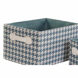 Cesta Basicos DKD Home Decor Gris Amarillo 24 x 18 x 32 cm Set de 3 (3 Unidades)