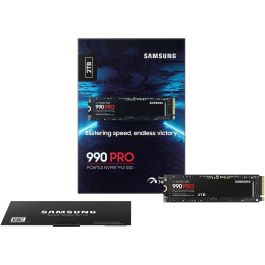 Samsung 990 PRO SSD Interno Alto Rendimiento V-NAND MLC 2 TB M.2 NVMe PCIe 4.0, 7450 MB/s Lectura, 6900 MB/s Escritura