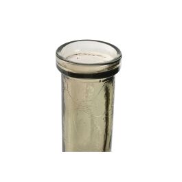 DKD Home Decor Jarrón Champan Cristal Reciclado 26.5 x 76 x 26.5 cm