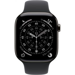 Apple Watch S11 Cellular 46mm Titanio Gris Espacial con Correa Deportiva Negra M/L