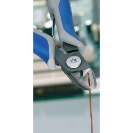 Knipex 79 02 120 - Alicates de corte diagonal de precisión, 6,5 mm, Acero cromo vanadio, 120 mm