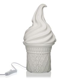 Lampara Helado Porcelana Versa 13X27CM Lampara Helado Porcelana Versa 13X27CM