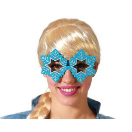 Gafas en forma de copo de nieve azules para disfraces de princesas y eventos navideños Precio: 1.49999949. SKU: B12DK92J7F