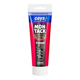 Ceys Adhesivo de Montaje Montack Turbo Agarre Total Transparente Secado Rápido para Todo Tipo de Materiales 125 ml Precio: 9.5900002. SKU: B153CSB2KJ