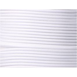 Cuerda de goma elástica blanca poliéster calibre 10 mm x 100 m Cuerda de goma elástica blanca poliéster calibre 10 mm x 100 m