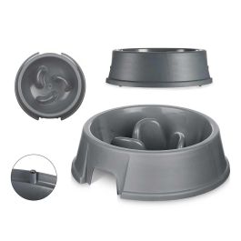 Comedero Mascow Antracita Alimentación Lenta 27x7.5x27cm 1500ml (12 Unidades) Precio: 36.49999969. SKU: B14X45E67T