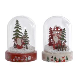 DKD Home Decor Decoración Luminosa de Navidad Tradicional Papa Noel LED Cristal Resina Rojo Blanco 9x11x9 cm 2 Unidades Precio: 12.75582. SKU: B1GGNXWF3T