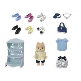 Sylvanian Families Maleta de Moda de Hermana Mayor Perro Caramelo con Estante para Zapatos y Ropa, Juego de Rol para Niños +3 Años Sylvanian Families Maleta de Moda de Hermana Mayor Perro Caramelo con Estante para Zapatos y Ropa, Juego de Rol para Niños +3 Años