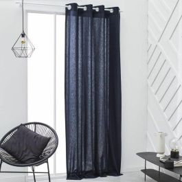 Today TOD1694780560730 Cortina con ojales 140x240cm 100% Algodón Azul marino