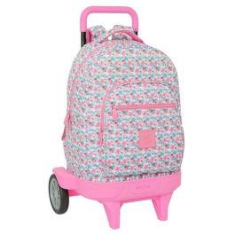 Mochila Safta Grande Con Ruedas Compact Evolution Extraible Moos Floresistente 450x330x220 mm