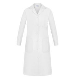 Duver Ref.Vesín P-38 Bata Trabajo Señora, Manga Larga, Tergal Poliéster-Algodón 200g/m2, Entallada, Botones, Bolsillos, Blanco, Talla 54 Precio: 17.89000004. SKU: B1BQ4ELFKH