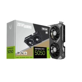 Zotac ZT-B50500H-10M Tarjeta Gráfica GeForce RTX 5050 Twin Edge OC 8GB GDDR6, 2 Ventiladores, DirectX 12 Ultimate